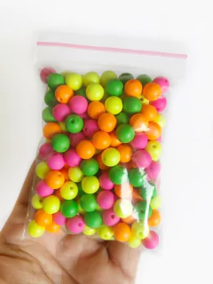 conta fosca neon 8mm - 50 gramas