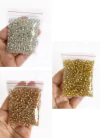 miçanga de vidro 3,6mm (6/0) - 50 gramas