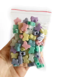 miçanga borboleta love candy - 50 gramas