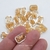 Pedraria Retangular Cristal Gold - comprar online