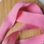 Fita Jeans Rosa Chiclete Pesponto Branco - Tamanhos Variados
