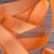 Fita Jeans Laranja Neon Pespontada - Tamanhos Variados