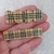Placa Hair Clip Burberry Xadrez