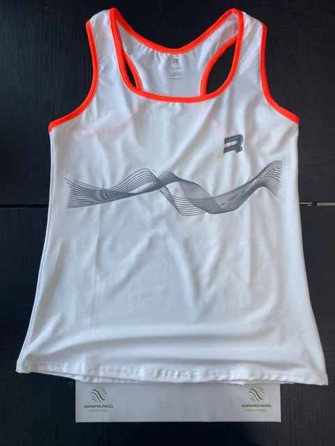 Musculosa Royal Blanco Salmon