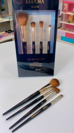Kit Presente Pincéis Glam (4 itens)