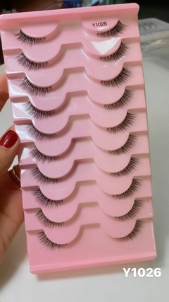 Cartela com 10 pares de Cílios Postiços