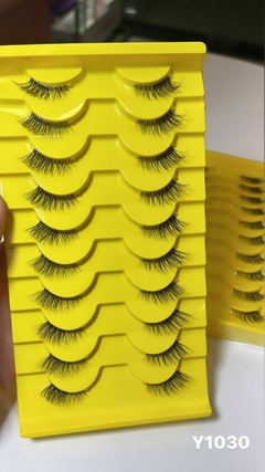 Cartela com 10 pares de Cílios Postiços - loja online