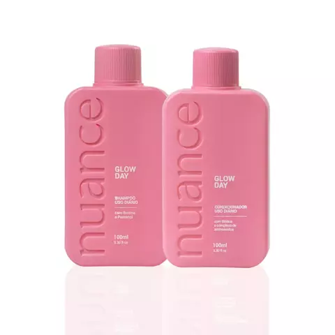 Mini Kit Shampoo e Condicionador Glow Day Nuance Uso Diário 100ml - comprar online