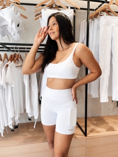 Short Running - Branco - My Box FitnessWear | Moda fitness feminina de qualidade