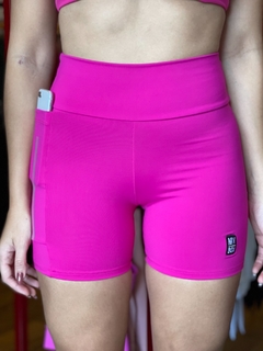 Short Com Bolsinho - Rosa - comprar online