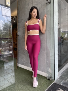 Conjunto Legging Elegance - Vinho - comprar online