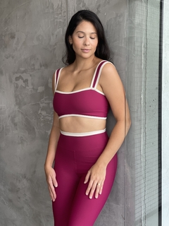 Conjunto Legging Elegance - Vinho