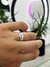 Anillo doble PLATA 925 (talle 13)