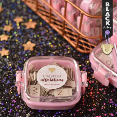 Etiquetas alfabéticas®: CAIXINHA com 104 etiquetas - Débora Radtke