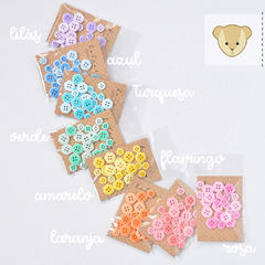 HEXAMOR: pacotinho com 16 botões | 2 tamanhos | LILÁS - comprar online