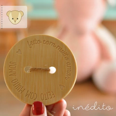 Botão GIGANTE com 9cm para URSO de 1m