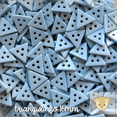 Triangulinho - pacote com 8 botões AZUL - comprar online