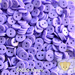 Botão 10mm - pacote com 20 unidades LILÁS
