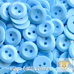 mega botão - pacote com 4 unidades AZUL BEBÊ