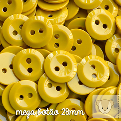 mega botão - pacote com 4 unidades MOSTARDA