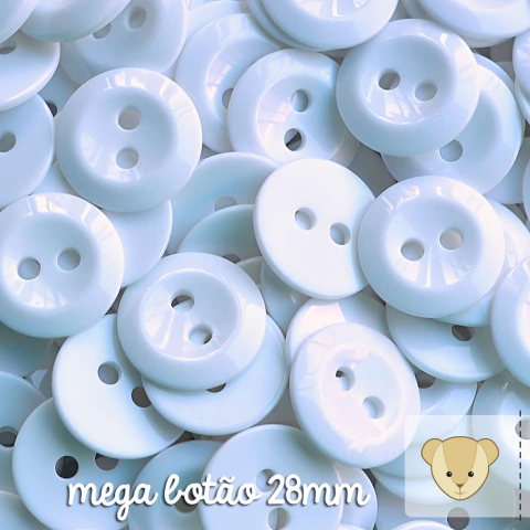 mega botão - pacote com 4 unidades BRANCO