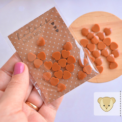 mini coração sem furinho, ideal para focinhos - 20 unidades - comprar online