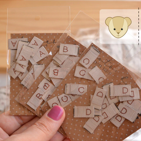 Etiquetas alfabéticas® - letras avulsas à escolher