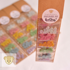 Imagem do Mini coração glitter | 60 botões