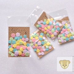 Mix sortido CONFETE CANDY - botão sem furinho | mais de 50 unidades - comprar online