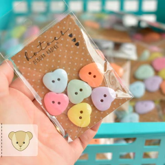 Pacotinho candy color baby - "coração 20mm"