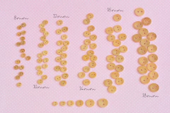 Vidro de botões madeira | 6 tamanhos - comprar online