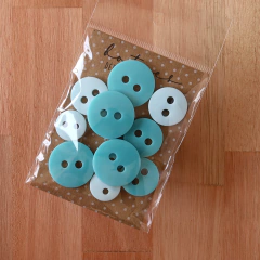 Botão para URSO (mini, P e M) 12 botões - paleta à escolher - Débora Radtke