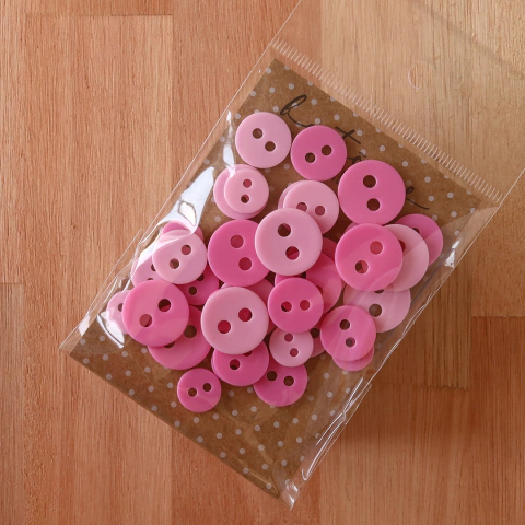 Paleta de Família de botões 10, 12, 15mm - 36 botões | paletas à escolher