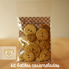 Botões caramelados: tamanho à escolher - Débora Radtke