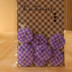 Botão xadrez 20mm - cores à escolher