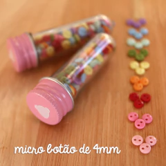 Tubete de micro botões 4mm colors | 120b - comprar online