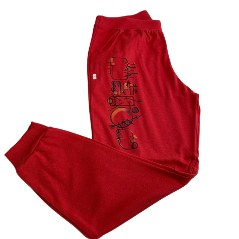 Pantalón de rib con puño