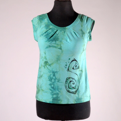 Manga corta con pinzas