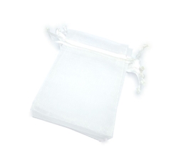BOLSAS DE ORGANZA (8X11CM) X 100 U BLANCO