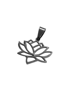 DIJE FLOR DE LOTO CORTE LASER