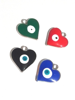 4 MINI DIJES ESMALTADOS NIQUEL SURTIDOS