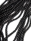 PERLA DE VIDRIO ENGOMADO 4 MM NEGRO ( 200 BOLITAS)