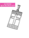 CRUZ CON GUARDA GRIEGA 15 X 25 MM
