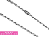CADENA PUNTO ARROZ 1.5 MM X 50 CM - CIERRE CANOA - PACK X 5 UNIDADES - comprar online