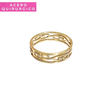 PACK 6 ANILLOS CURVA ( 16-17-18-19-19-20) ACERO DORADO - comprar online