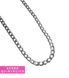 CADENA CUBANA PLANA 1.0 X 55 CM ( ANCHO 3 MM APROX) - comprar online