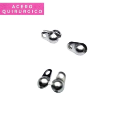 TAPANUDOS DE ACERO 3.2 LATERAL PACK X 100 U - comprar online