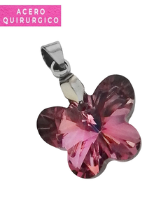 MARIPOSA FACETADA CRISTAL 20 X 15 MM - comprar online