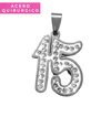 15 AÑOS STRASS FIMO (25 X 20 MM) - comprar online