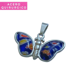 MARIPOSA CON MURANO 30 X 25 MM